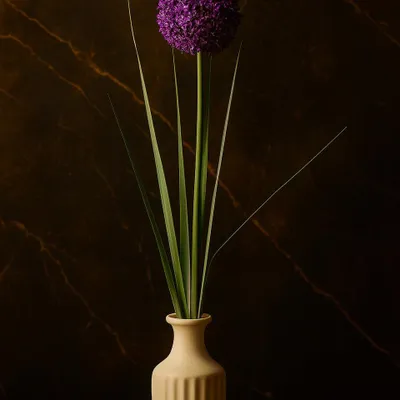Produktbild von Mica künstliche Allium violett, 80 cm