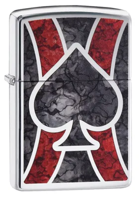 Immagine prodotto di Accendino ZIPPO 60001608 Z-Fusion Ace Fuzion Gambling Chrome high polished