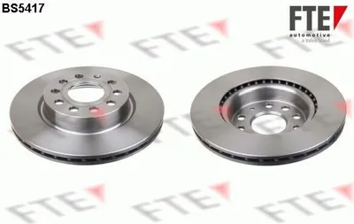 Produktbild von 2x FTE Bremsscheibe 9072010 vorne für VW Golf V Schrägheck (1K1) GOLF VI (5K1)