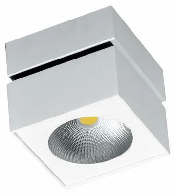 Obrázek produktu pro Nástěnné svítidlo RubyC Surface 14 W LED, nastavitelné, přepínač 40°, barevná teplota 2700 K/3200 K/4000 K, stmívatelné, TRIAC, matná bílá – Beneito & Faure
