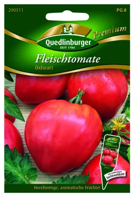 Produktbild von Quedlinburger Saatgut - Fleischtomaten Oxheart - Samen - 290311
