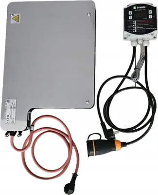 A set for smoking, including a heating element, temperature controller, and deflector.