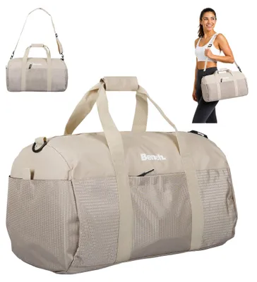 Produktbild von Sporttasche Reisetasche Tasche Damen 50 cm 34 L Bench Bolt Medium Gepäck Weekender Sport Sauna Schwimmen Reise Bag Mädchen 64208 4200 Beige + Flasche