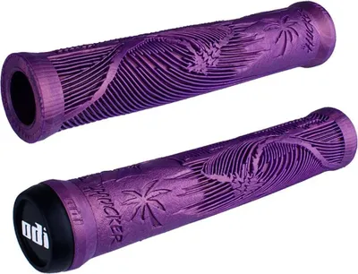 Image de Poignées Trottinette - Hucker Signature No Flange IRD - Purple - ODI