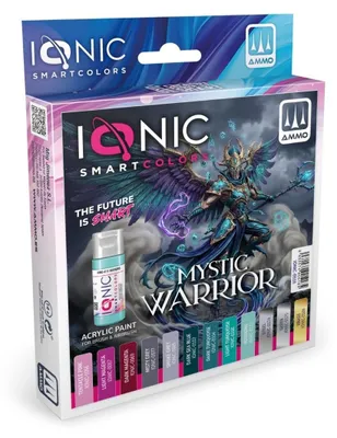 Mystic Warrior Set – 12 Acryl Farben für Miniaturen, 20 ml