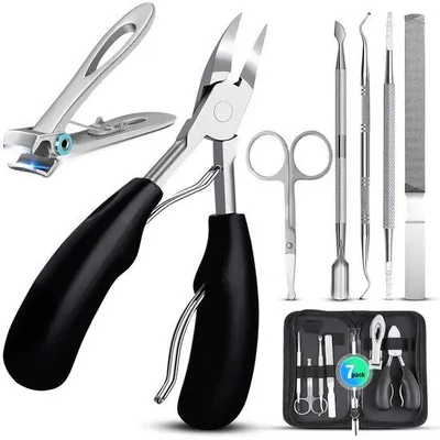 Productafbeelding van Professionele Set voor Pedicure met Stalen Nagelknippers