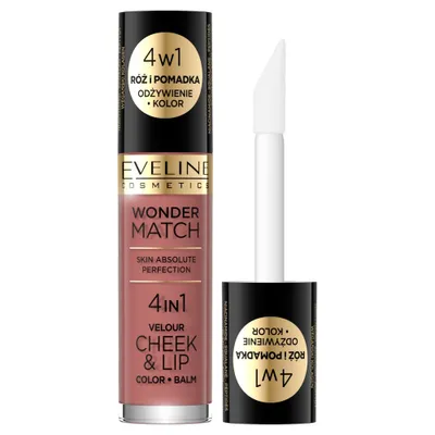 Produktbild von Eveline Cosmetics Wonder Match Flüssiger Rouge & Lippenstift 05, 4,5 ml