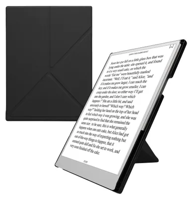 Produktbild von kwmobile Schutzhülle kompatibel mit Remarkable Paper Pro Hülle - Kunstleder Case für Tablet mit Standfunktion - Tablet Cover mit Stylushalter Schwarz