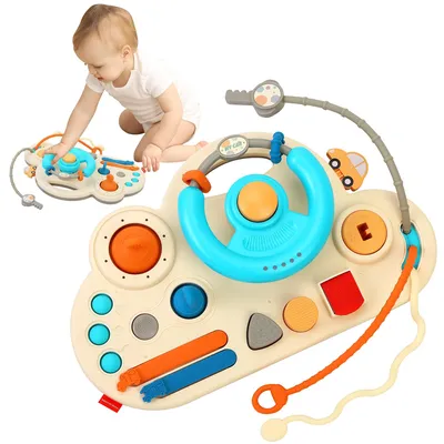 Obrázok produktu pre Montessori aktivity doska, vzdelávacia hračka s volantom, ružová, pre domácnosť