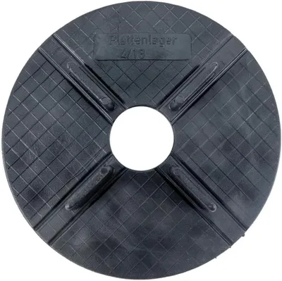 Produktbild von Gummiplattenlager für Terrassen mit Fugenkreuz 4/18 mm, 100 Stück