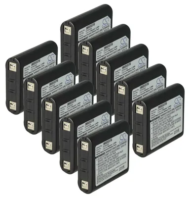 Produktbild von vhbw 10x Akku kompatibel mit Motorola Talkabout T9680RSAME, T9680 Funkgerät, Walkie Talkie (700 mAh, 3,6 V, NiMH)