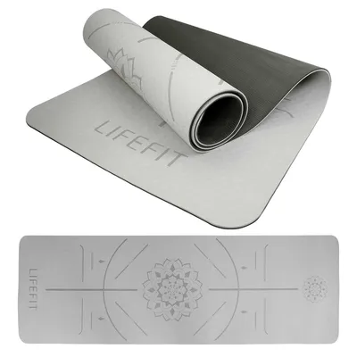 Obrázek produktu pro LIFEFIT YOGA MAT RELAX DUO, 183x58x0,6cm, černá