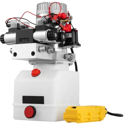 Produktbild von SM® - Hydraulikpumpe 12V Doppelwirkend Doppelmagnet 4,5L Kipperpumpe ZZ004234 - Elektrisch Hydraulikaggregat