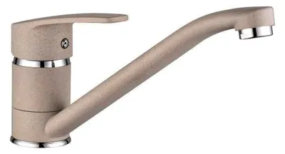Produktbild von Küchenarmatur Granit Beige Einhebel schwenkbar Aufbauhöhe 14 cm Auslauf 23 cm