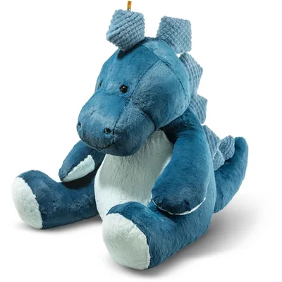 Obrázek produktu pro Steiff 087851 Stegosaurus posměváček, plyš, 80 cm, středně modrý