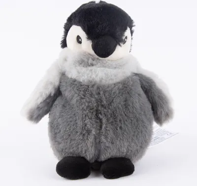 Produktbild von Warmies Mini Wärmestofftier Baby Pingugrau weiß schwarz Hirse-Lavende