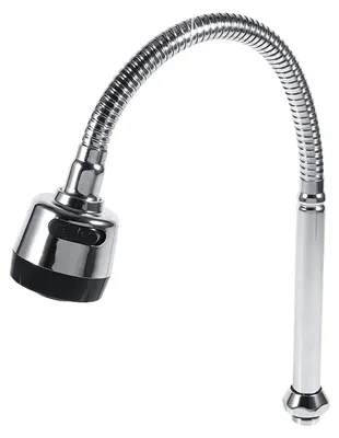 Produktbild von Küche-Armatur, 360° schwenkbar - Aus Edelstahl (304) - Einhebelbedienung - Duschkopf mit zwei Funktionen - Langlebig - Korrosionsbeständig - Wasserhahn