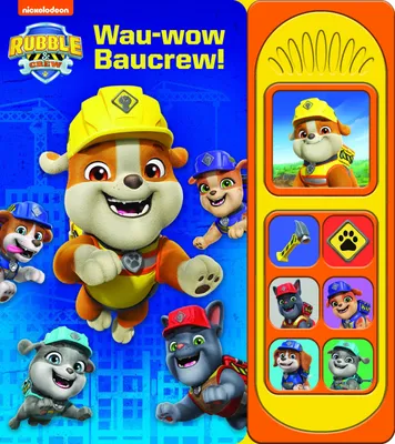 Produktbild von PI kids PAW Patrol, Rubble & Crew - Wau-wow Baucrew! - Soundbuch - Pappbilderbuch mit 7 Geräuschen