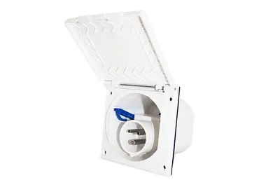Obrázek produktu pro Venkovní zásuvka CEE Zásuvka pro zapuštěnou zásuvku IP44 Obytný vůz Karavan 220V - 240V bílá