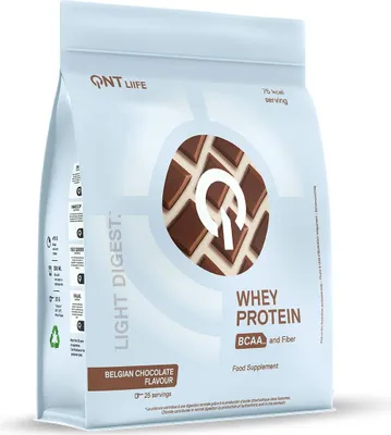 Produktbild von QNT Light Digest Whey Protein - 500 g - Beutel Belgian Chocolate