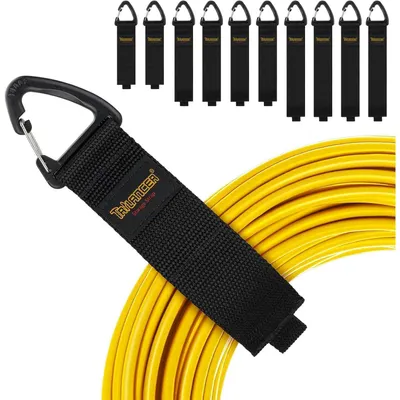 Obrázek produktu pro Sada popruhů s poutkem a trojúhelníkovou přezkou pro zavěšení, balení 10 kusů (2x S, 4x M, 4x L)