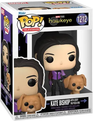 Produktbild von Marvel Studios Hawkeye - Kata Bishop with Lucky the Pizza Dog 1212 - Funko Pop! Vinyl Figur