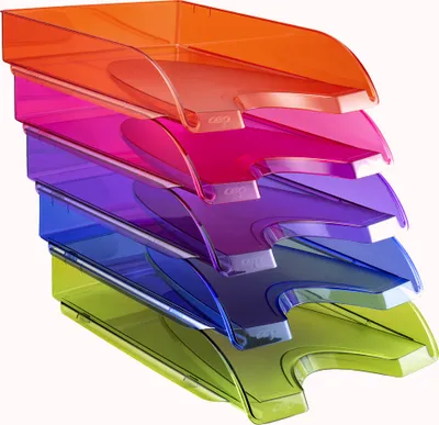 Immagine prodotto di cep 1020050811 CEP Vassoio per lettere HAPPY, DIN A4, colori assortiti