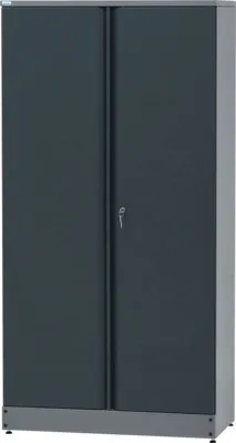 Obrázek produktu pro Vysoká skříň Küpper 910 x 1800 x 450 mm 4 zasunovací dna 2 dvířka antracit šedá