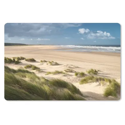 Produktbild von MuchoWow® Schreibtischunterlage Sand - Düne - Meer 60x40 cm - XXL Mauspad - Großes Mauspad