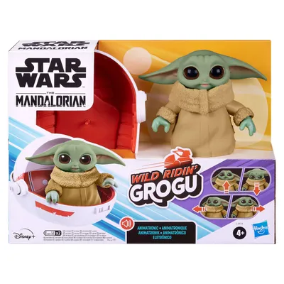 Produktbild von Hasbro - Star Wars Der Mandalorianer Interaktive Figur Wild Ridin Grogu