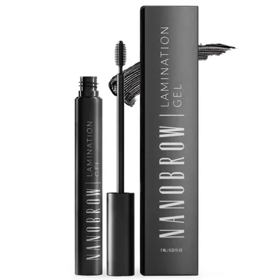 Image de Gel pour sourcils noir Nanobrow - gel teinté pour les sourcils, sourcils stylisés et remplis avec précision