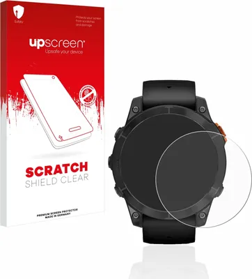 Produktbild von upscreen Schutzfolie für Garmin Fenix 7 Pro Solar (47 mm) Displayschutz Displayschutzfolie Folie Klar Transparent