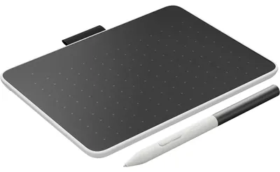 Produktbild von Wacom Intuos One Small, Verkabelt & Kabellos, 152 x 95 mm, USB/Bluetooth, Stift, Grau, Weiß, Windows 10, Windows 10 Home, Windows 10 Home x64, Windows 10 Pro, Windows 10 Pro x64, Windows 10...