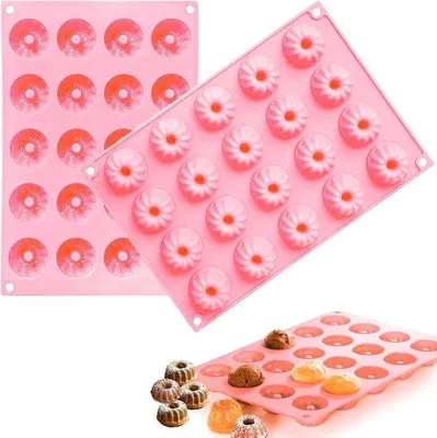Productafbeelding van Silikonische Moldsatz für Süßigkeiten, Chocoladen, Jellies und Gummibärchen - Ideal für DIY-Kreationen und Seifenherstellung