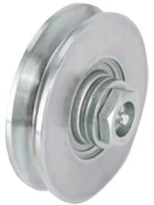 Immagine prodotto di ruota con bullone per cancelli c/ingrassatore 120 mm