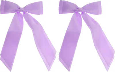 Produktbild von 2 Stück Haarschleifen Haarclip Haarband Pferdeschwanzhalter Metallclips Haarschleife für Frauen, Lila