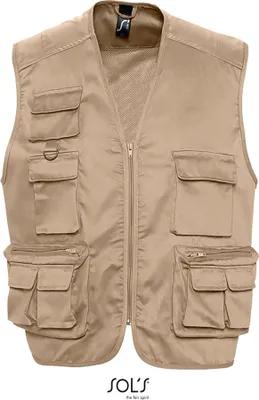Immagine prodotto di SOLs 43630 | Giacca Reporter Gilet Wild - Colore: Rope - Taglia: M