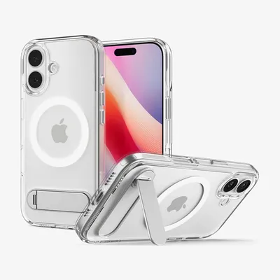 Produktbild von Spigen ACS09981, Cover, Apple, iPhone 17, 16 cm (6.3"), Transparent, Weiß