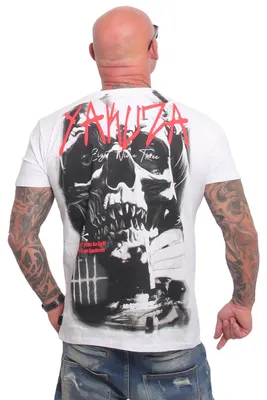 Zdjęcie produktu dla Męska koszulka Yakuza Disguised Regular T-Shirt, Biały, 4XL