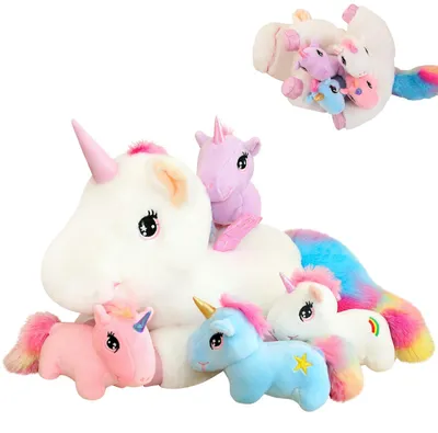 Produktbild von Niedliches Einhorn Kuscheltier mit Überraschung