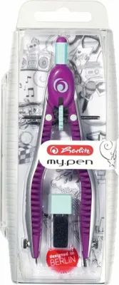 Produktbild von Herlitz Schnellverstellzirkel my.pen pink/minze