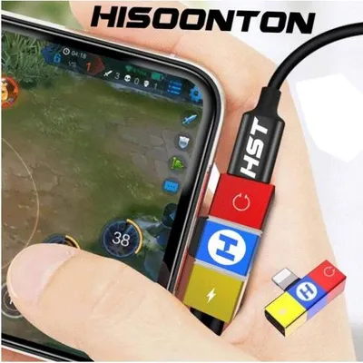 Produktbild von Hisoonton 2-1 Adapter Ladefunktion + Headset Anschluss (Lightning + Lightning) für iPhone / iPad