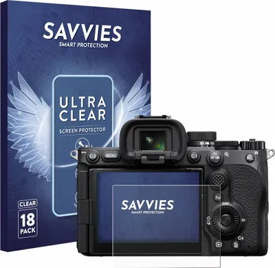 Produktbild von 18x Für Sony Alpha 7 V (ILCE-7M5) Schutzfolie Savvies Displayschutz Display Schutz Folie Klar Transparent