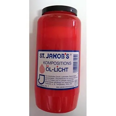 Produktbild von 48x Nr. 7 St. Jakobs Öllichter, Farbe: rot
