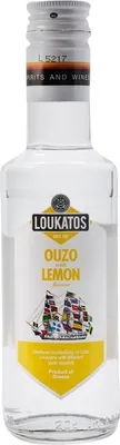 Produktbild von Ouzo mit Zitrone 43% 0,2l Loukatos