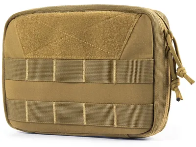Produktbild von OneTigris EDC Tasche, Gürteltasche MOLLE Taktische Hüfttasche Wasserdicht Molletaschen für Camping Wandern Radfahren Klettern und Reisen,Coyote Braun