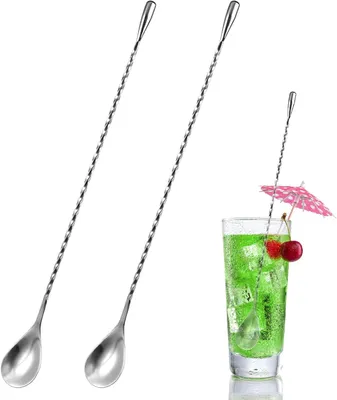Produktbild von Edelstahl-Cocktailmischer für Barkeeper, Getränkezubereitung - 30,5 cm - Set aus 2 Stück