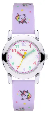 Produktbild von s.Oliver Kinderuhr - Rund - Silber - 27 mm - Uhr aus Metall mit Quarzwerk am Sil