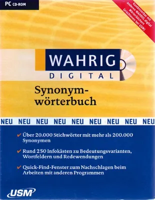 Produktbild von Wahrig - Synonymwörterbuch