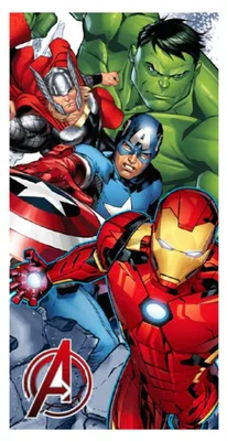 Image de Serviette de plage en microfibre Marvel Avengers